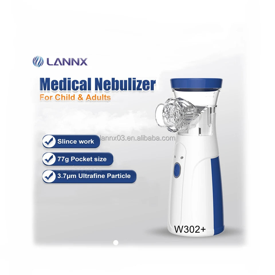 Portable Ultrasonic Rechargeable Mesh Nebulizer Machine