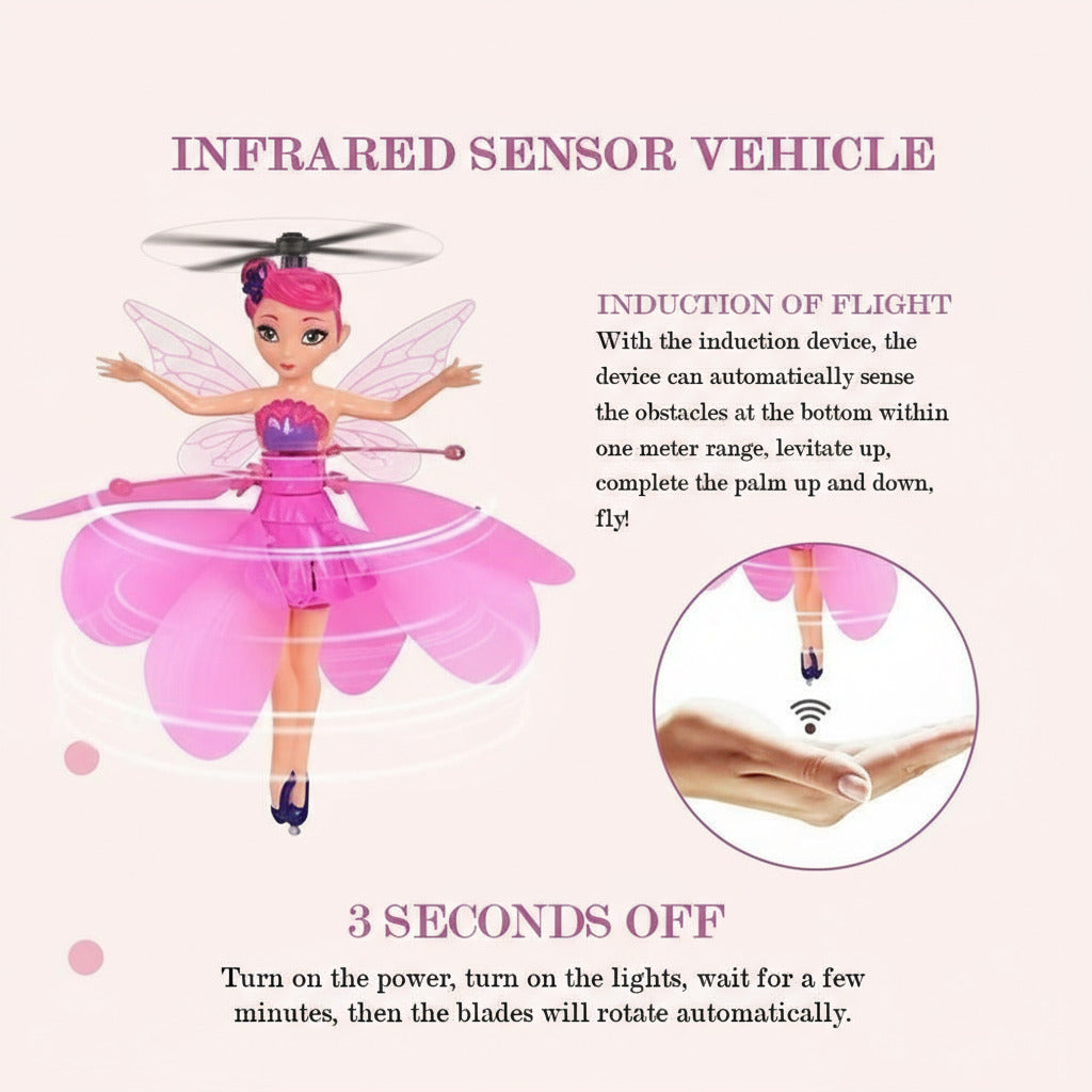 🌸 Magic Flying Fairy — Enchanted Flying Toy for Kids